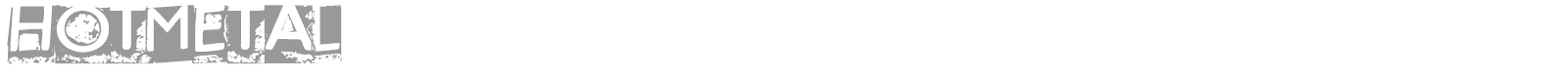 Hot Metal font preview