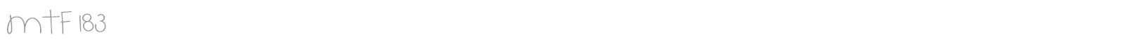 MTF 183 font preview