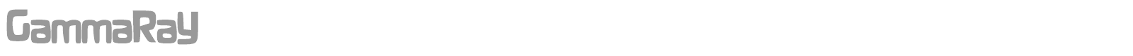Gamma Ray font preview