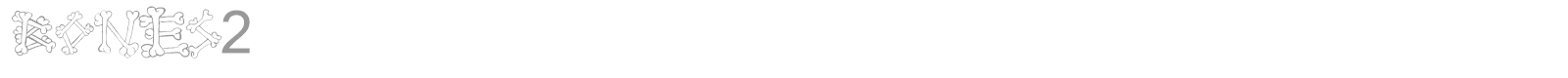Bones 2 font preview