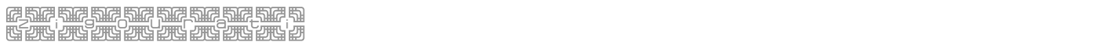 Zigourati font preview