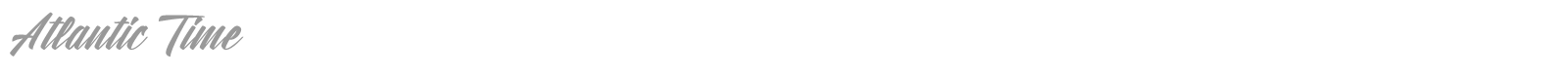 Atlantic Time font preview