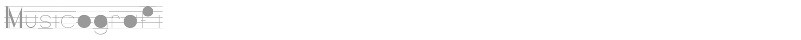 Musicografi font preview