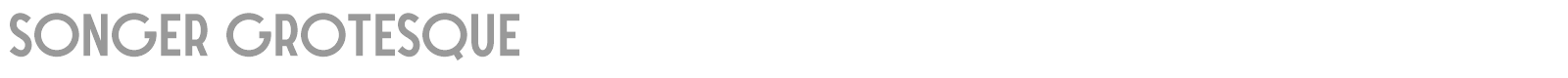 Songer font preview
