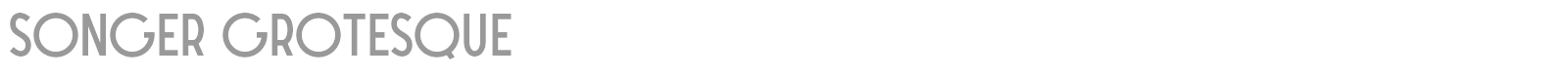 Songer font preview