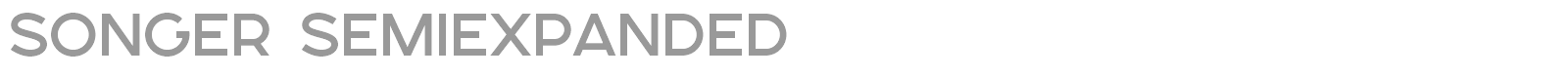 Songer font preview