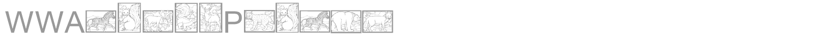 WW Animal Prints font preview