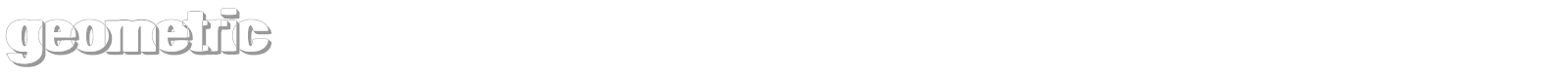 Geometric Shadow PW font preview