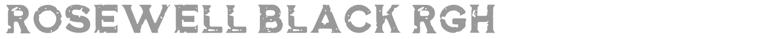 Rosewell font preview