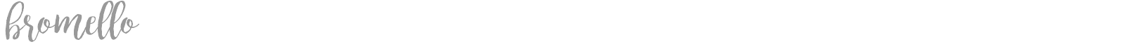 Bromello font preview