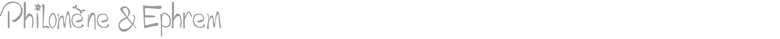 Philomène & Ephrem font preview