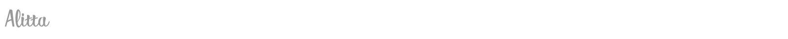 Alitta font preview