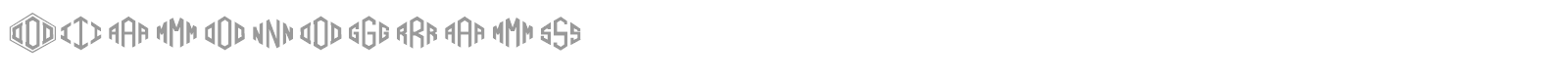 Diamondgrams font preview