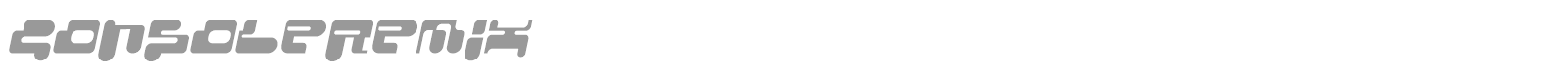 Console Remix font preview