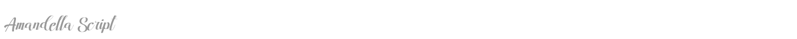 Amandella font preview
