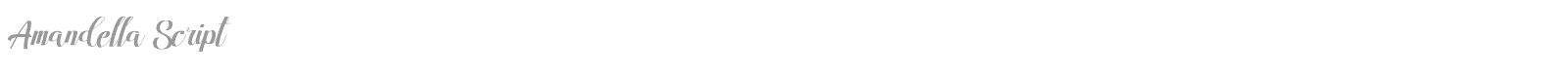 Amandella font preview