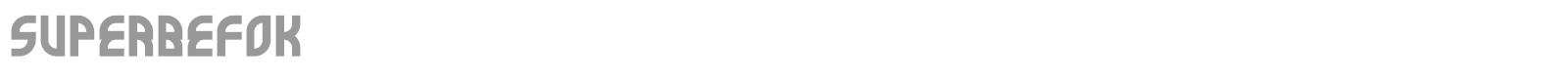 Super Befok font preview