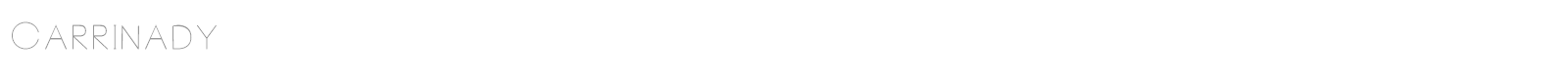 Carrinady Logotype font preview