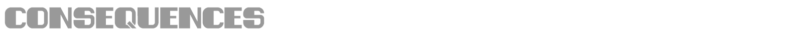Consequences font preview