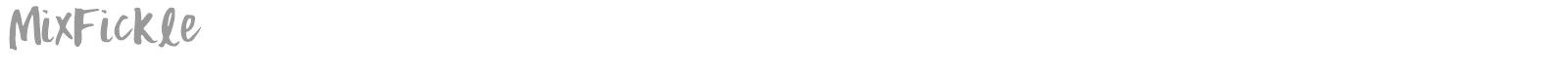 Mix Fickle font preview