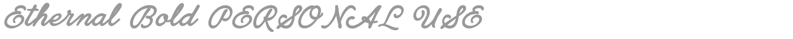 Ethernal font preview