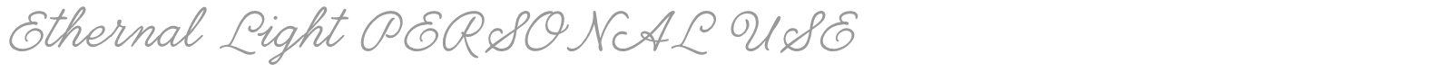 Ethernal font preview