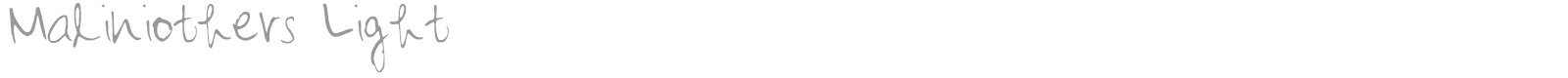 Malzoo font preview