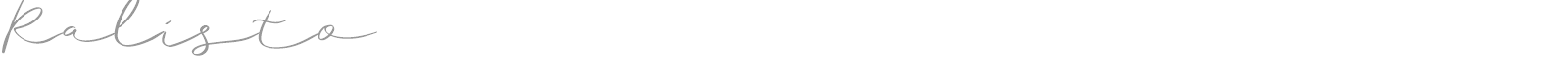 Ralisto font preview