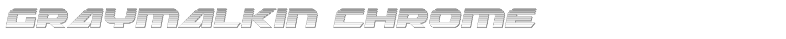 Gray Malkin font preview