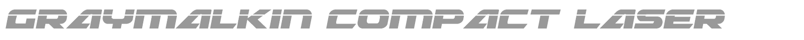 Gray Malkin font preview
