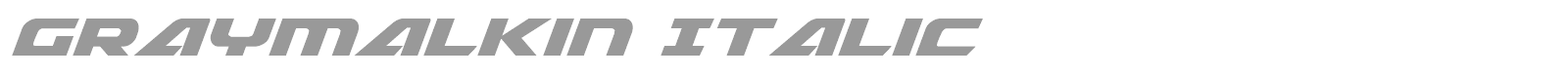 Gray Malkin font preview
