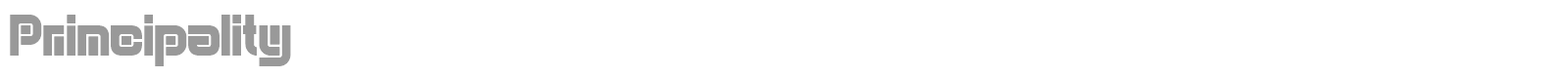 Principality font preview