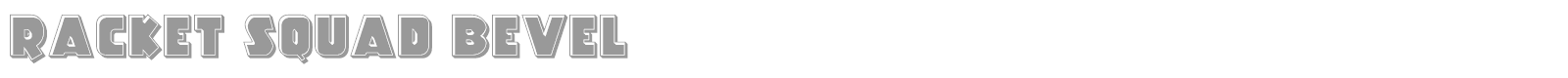 Racket Squad font preview