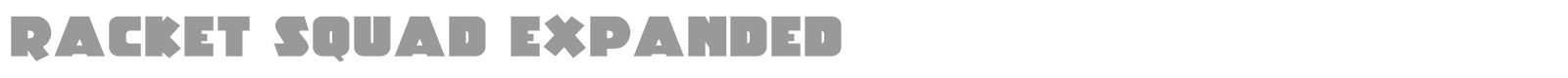 Racket Squad font preview
