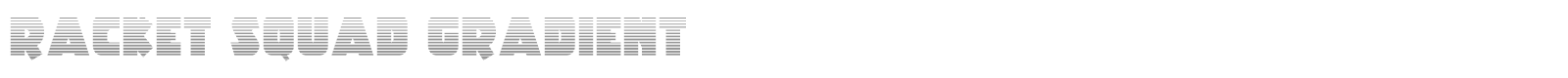 Racket Squad font preview