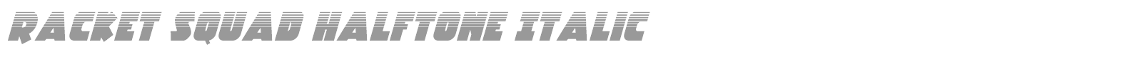 Racket Squad font preview