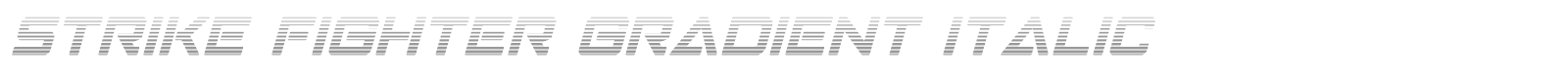 Strike Fighter font preview