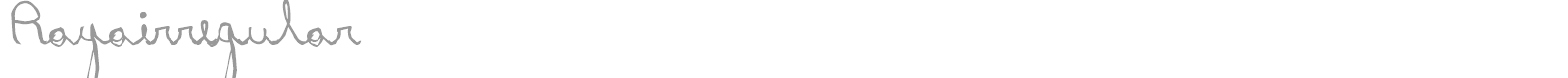 Rayair font preview