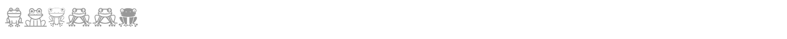 Froggy font preview
