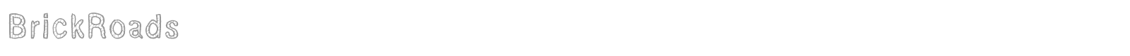 Brick Roads font preview