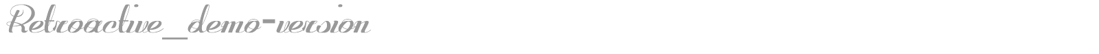 Retroactive font preview