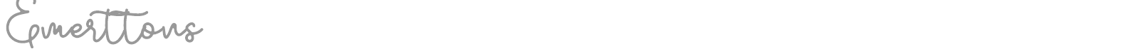 Emerttons font preview