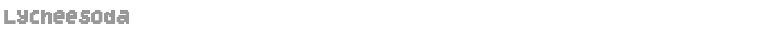 LycheeSoda font preview