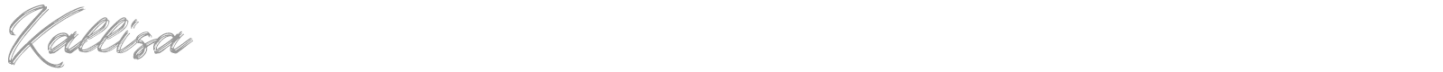Kallisa font preview