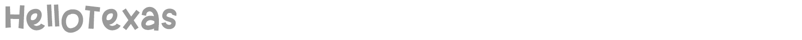 Hello Texas font preview