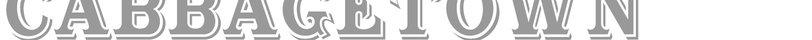 Cabbagetown font preview