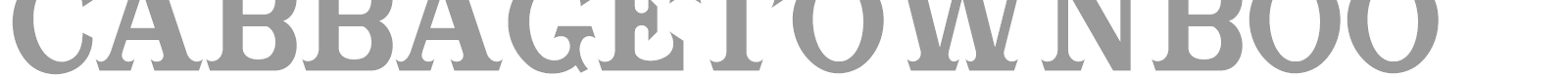 Cabbagetown font preview