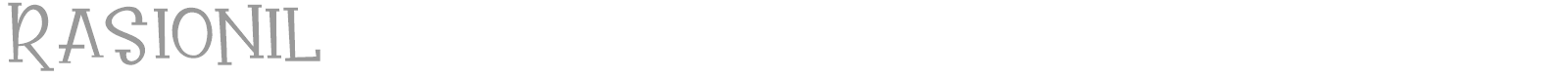 Rasionil font preview