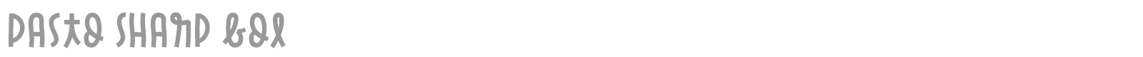 Pasto font preview