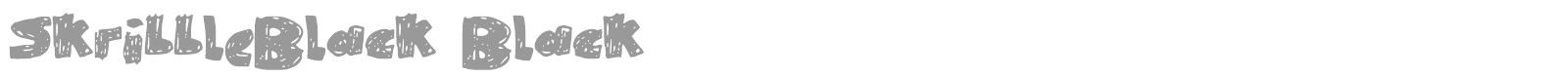 Skribble Black font preview